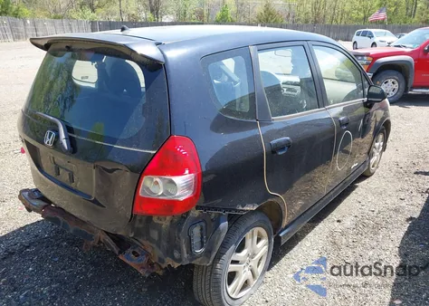 2008 Honda Fit Sport из США, поврежденный, VIN JHMGD38648S019498